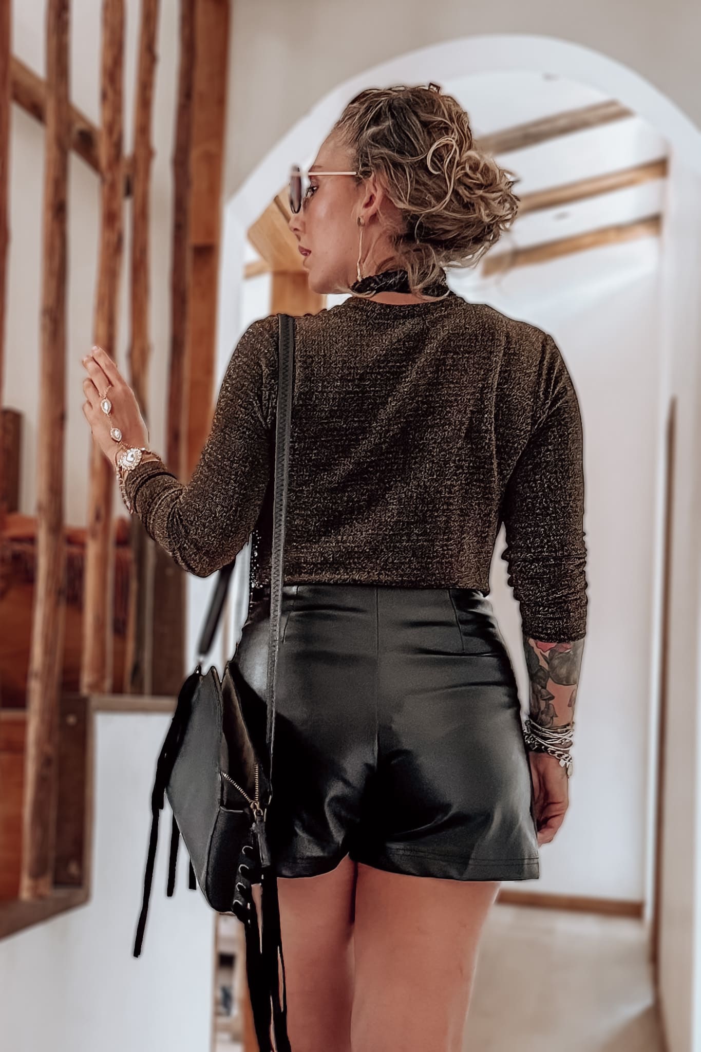 Faldashort GAGA / negra