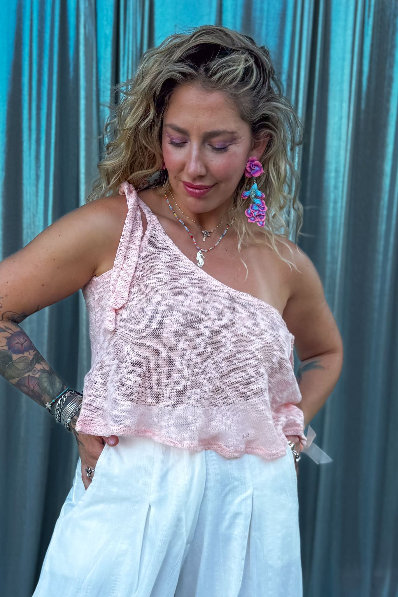 Polera medusa / rosada