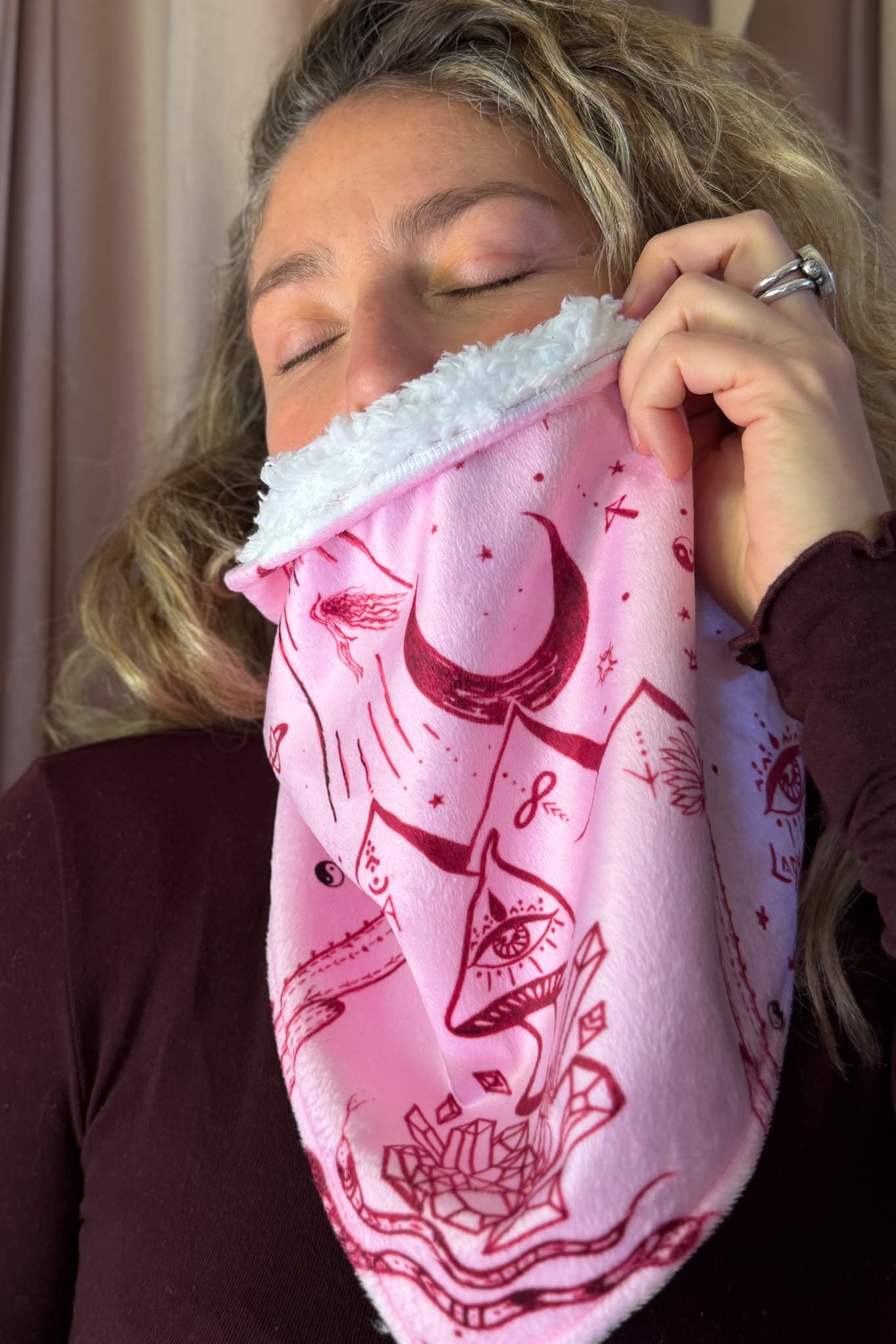 NUEVO! Cuello termico Rosado