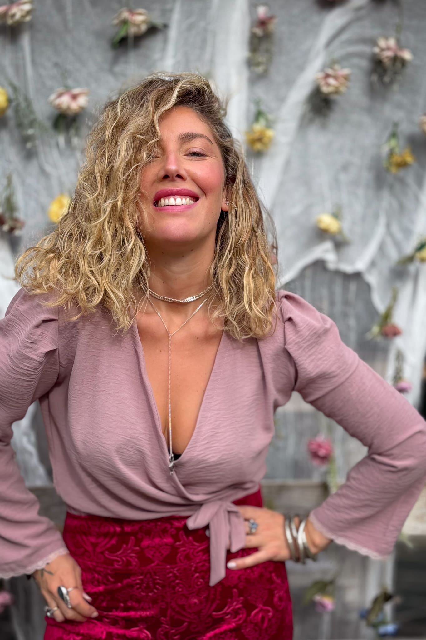 Blusa Rosita / palo rosa.