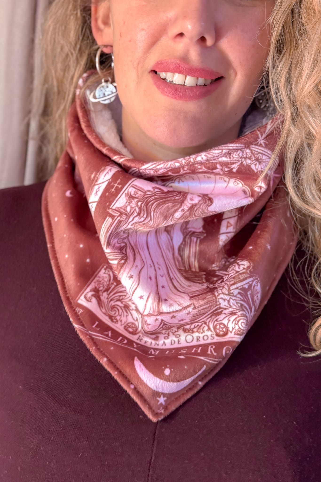 NUEVO! Cuello termico cafe / Reina Oros
