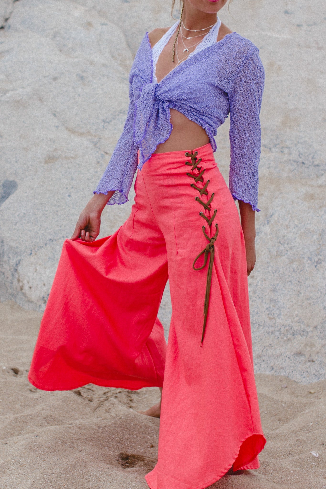 Pantalón Ombu coral