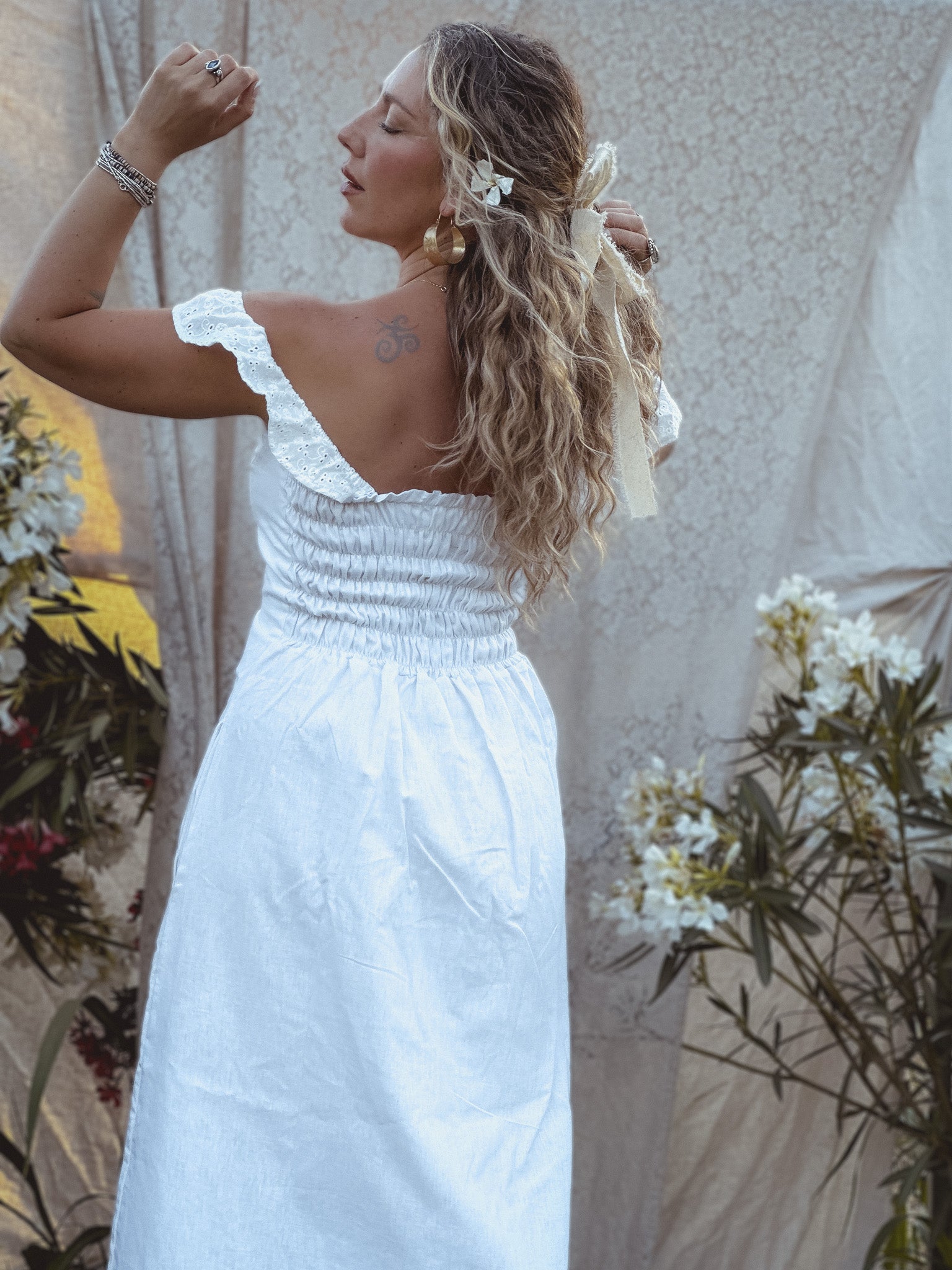 Vestido Bellucci bianco