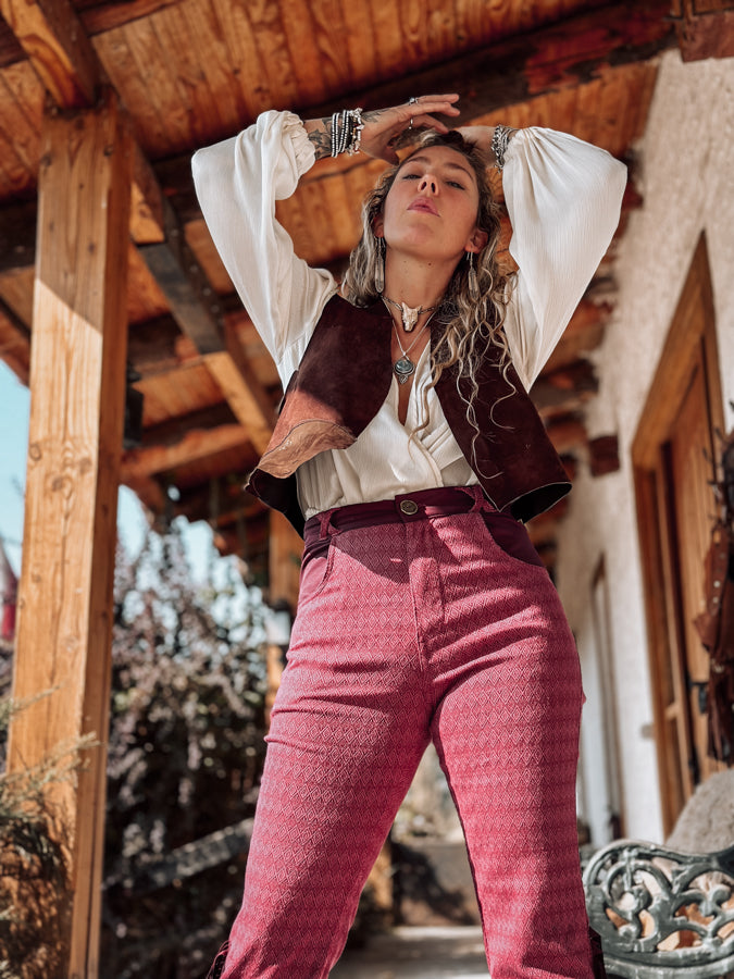 Pantalón Potra / Burdeo