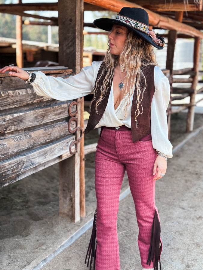 Pantalón Potra / Burdeo