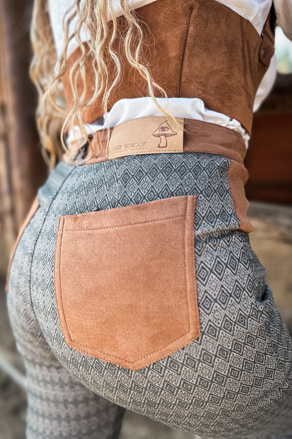 Pantalón Potra / Verde grisáceo