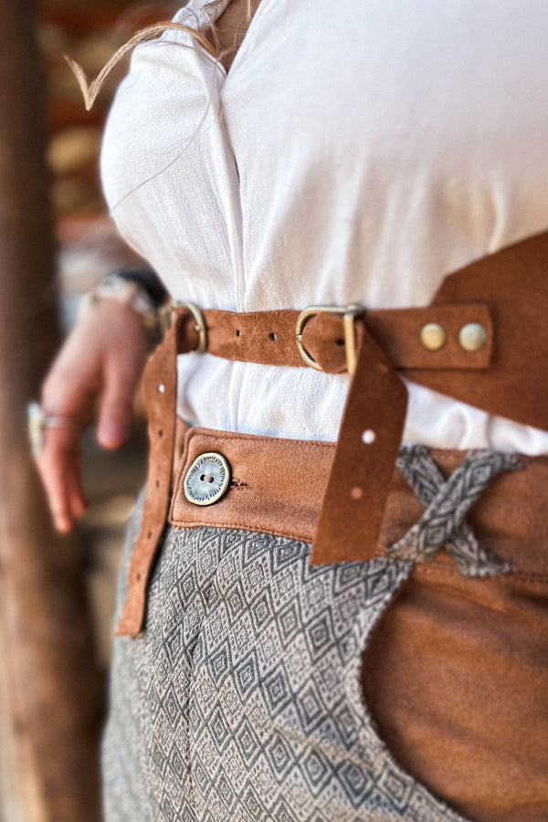 Pantalón Potra / Verde grisáceo