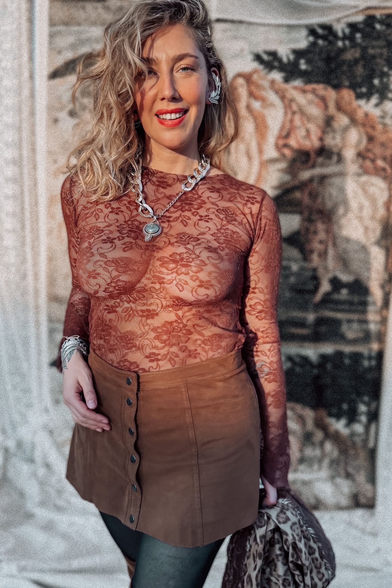 Blusa Ballerina capuchina