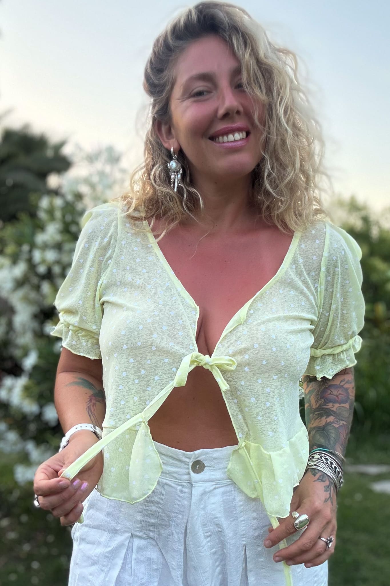 Blusa La Coquette / amarilla