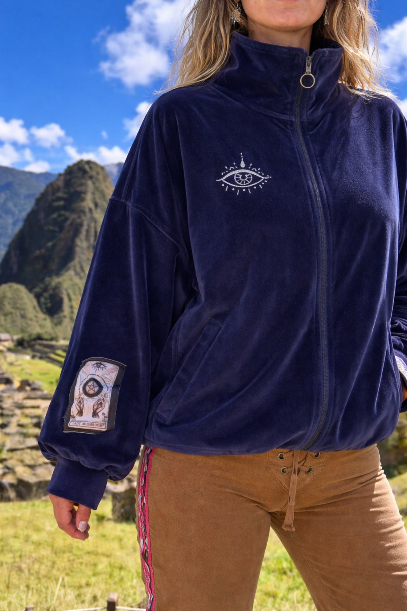 Chaqueta Azuli Reina de Oros