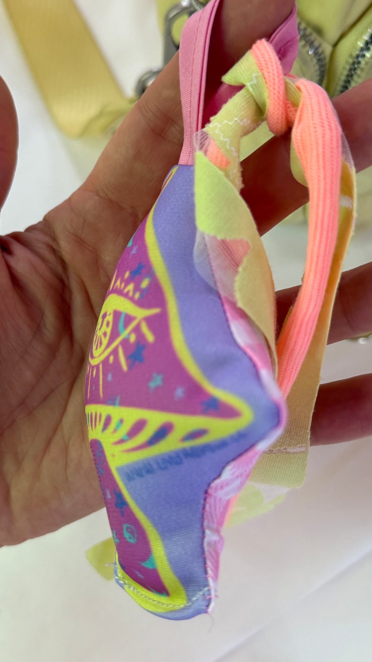 Llavero La Luna y Estrellas pink