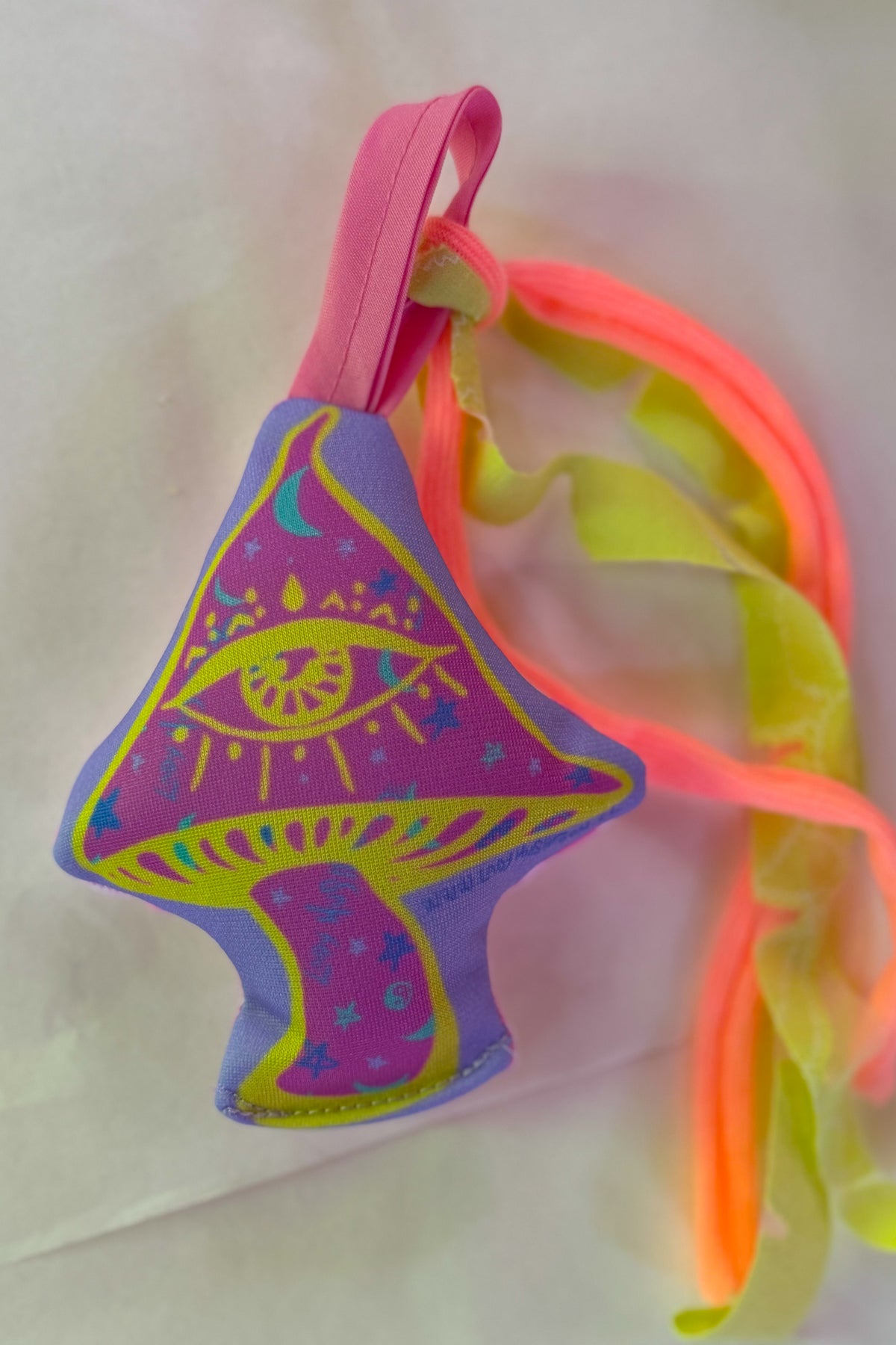 Llavero La Luna y Estrellas pink