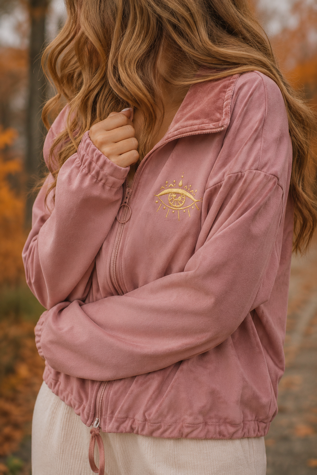 NUEVA! Chaqueta Palo rosa / Reina Oros