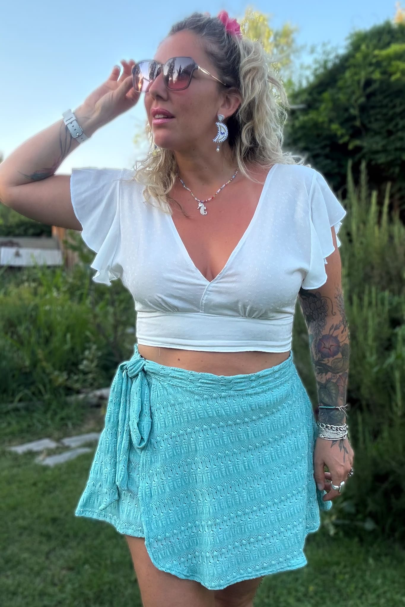 Blusa Butterfly blanca