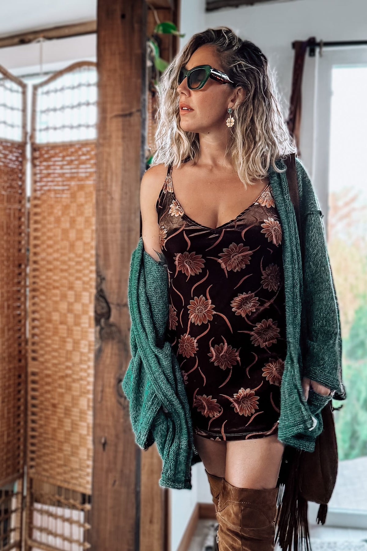 Vestido Margarita de la suerte 90s