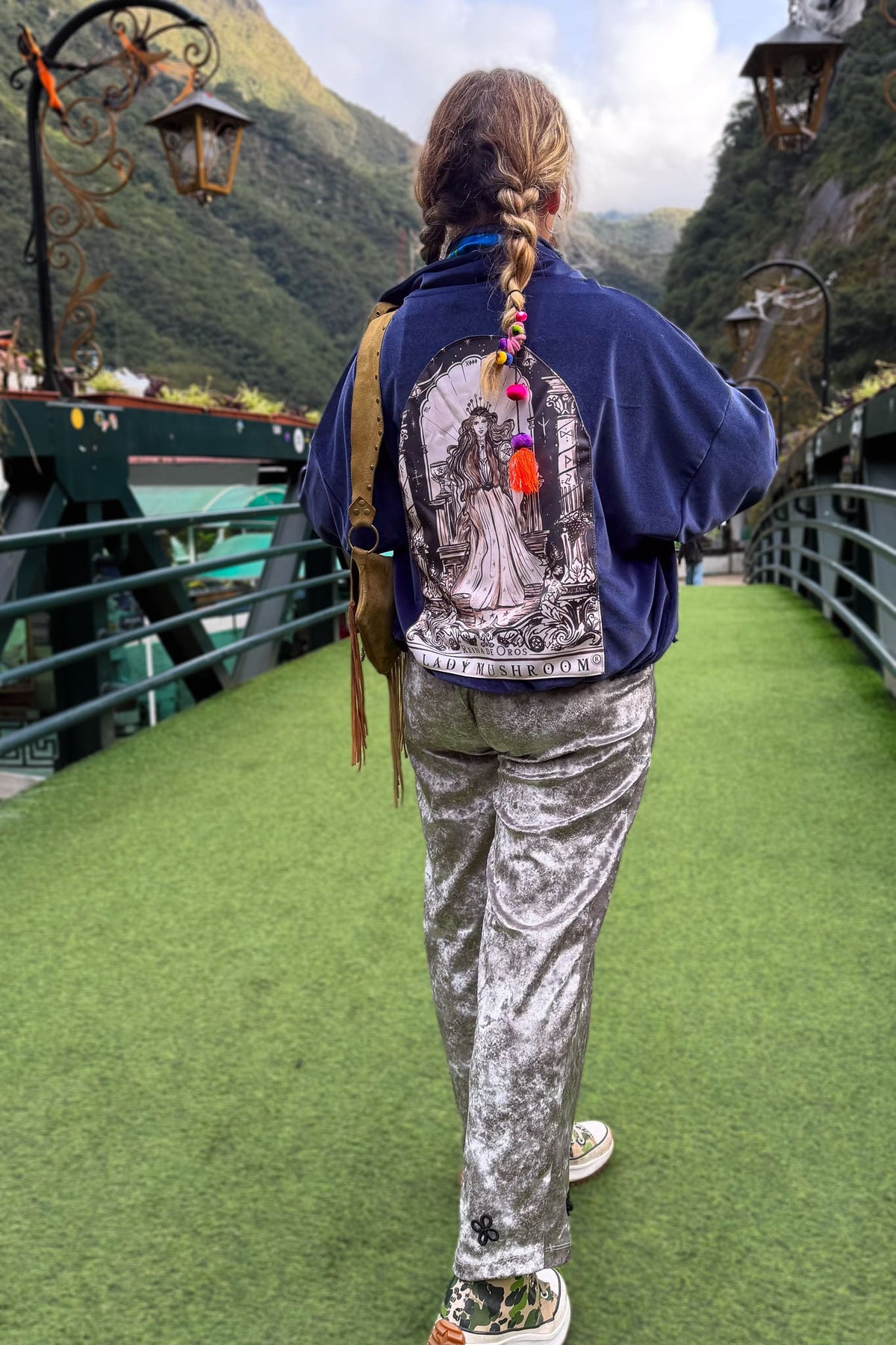 Pantalón Relax Plata