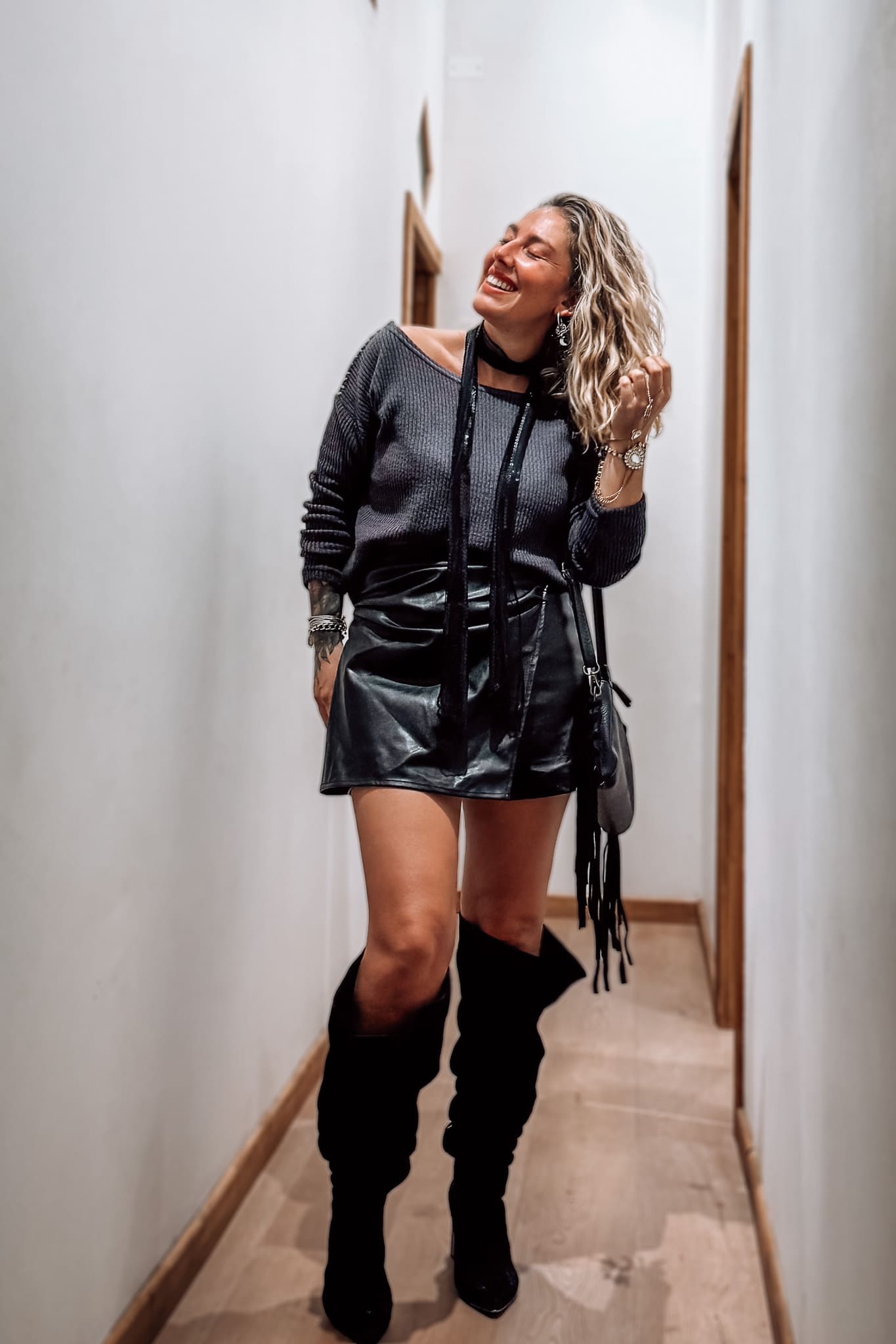 Faldashort GAGA / negra