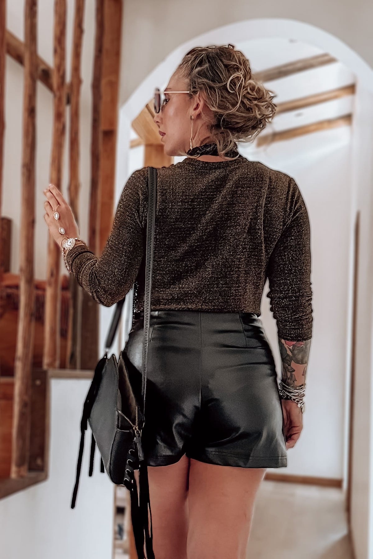 Faldashort GAGA / negra