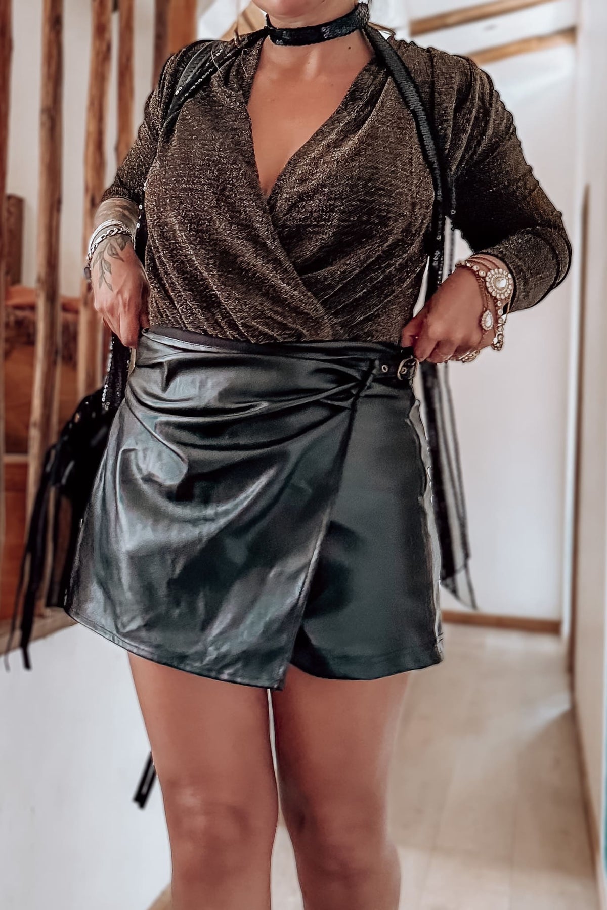 Faldashort GAGA / negra