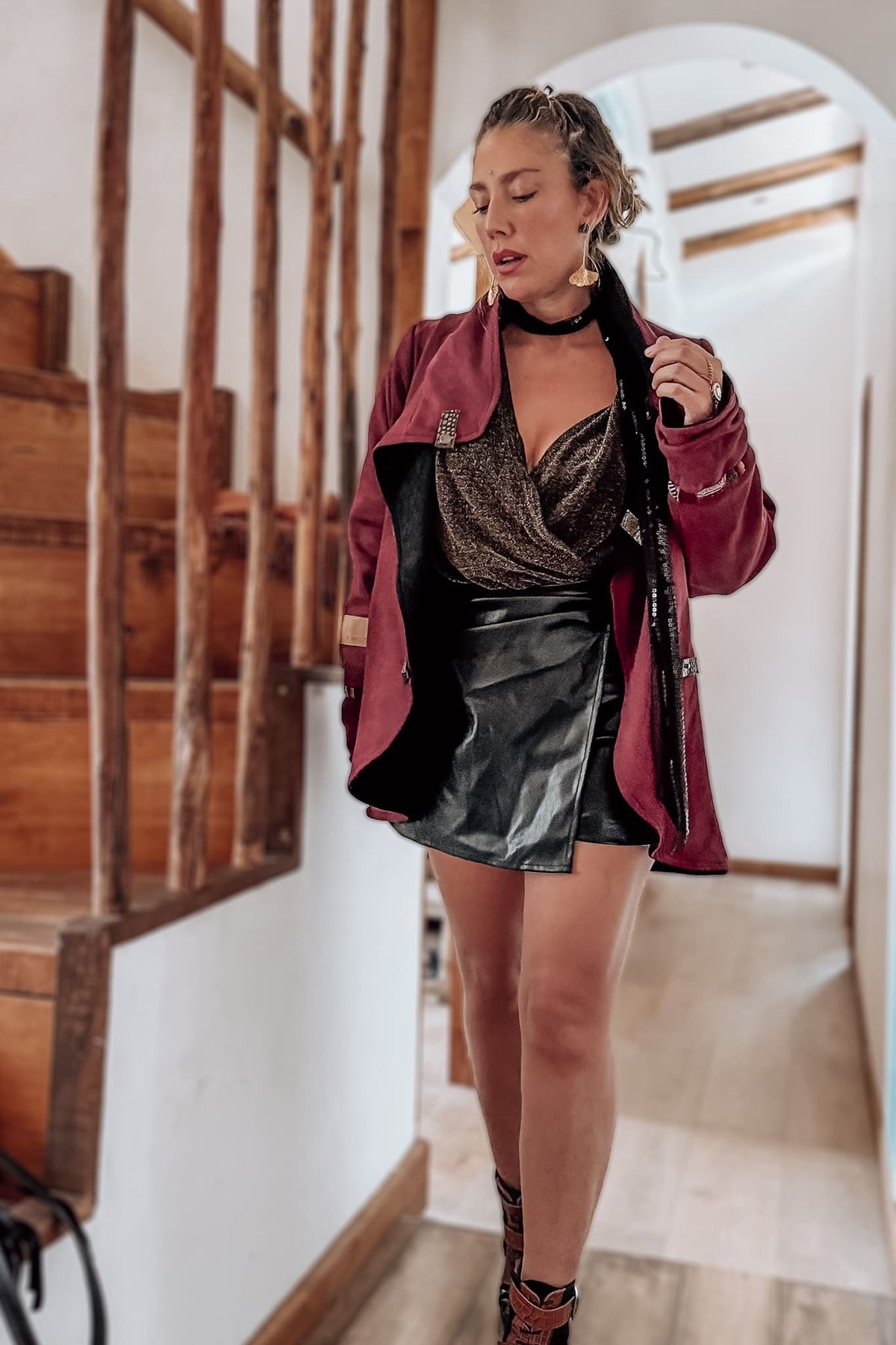 Faldashort GAGA / negra