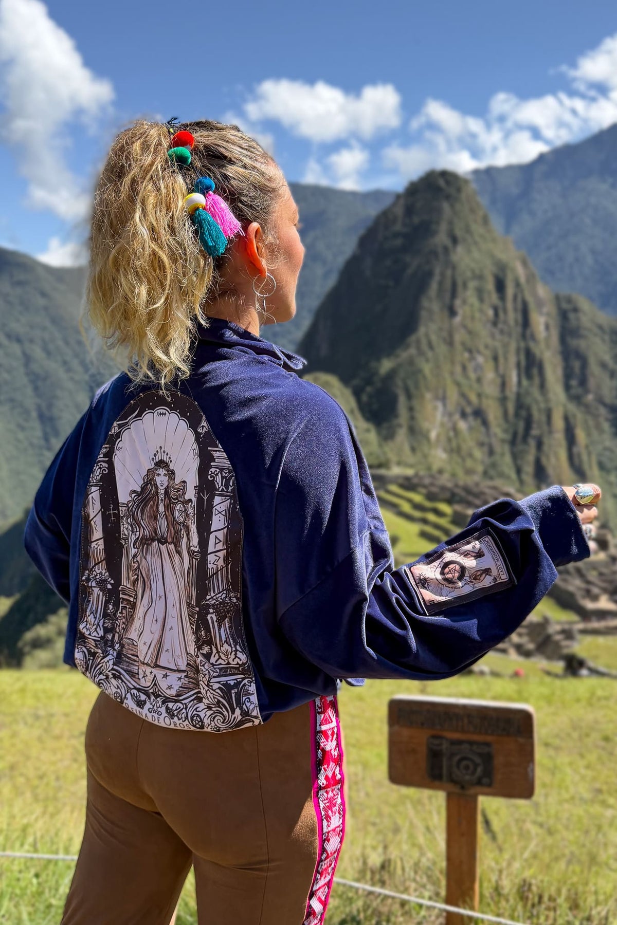 Chaqueta Azuli Reina de Oros