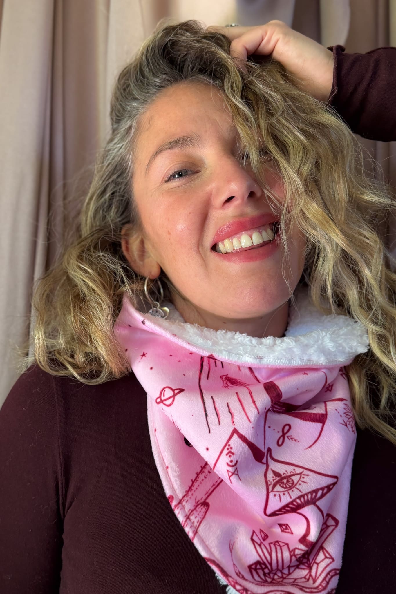 NUEVO! Cuello termico Rosado