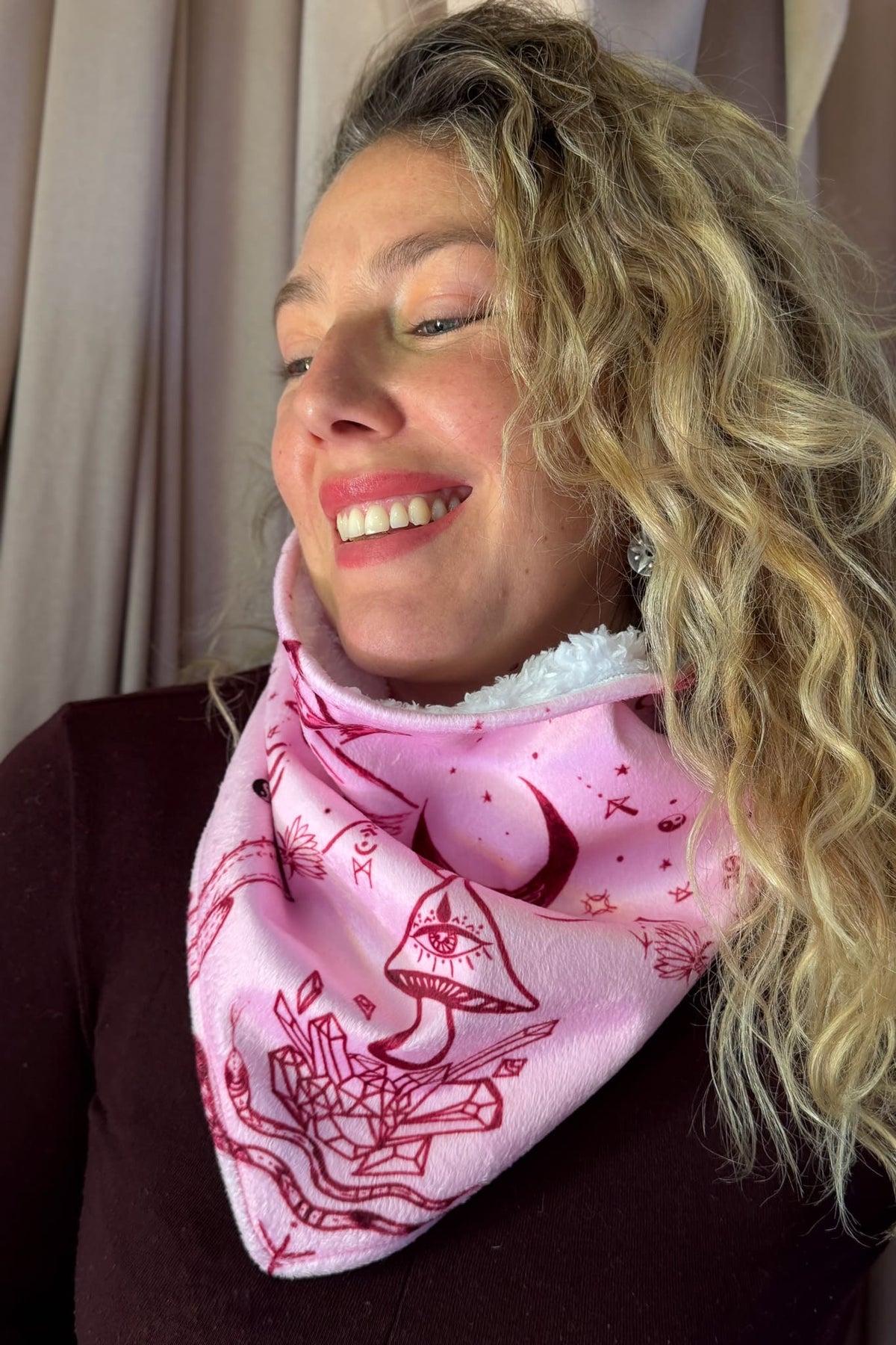 NUEVO! Cuello termico Rosado