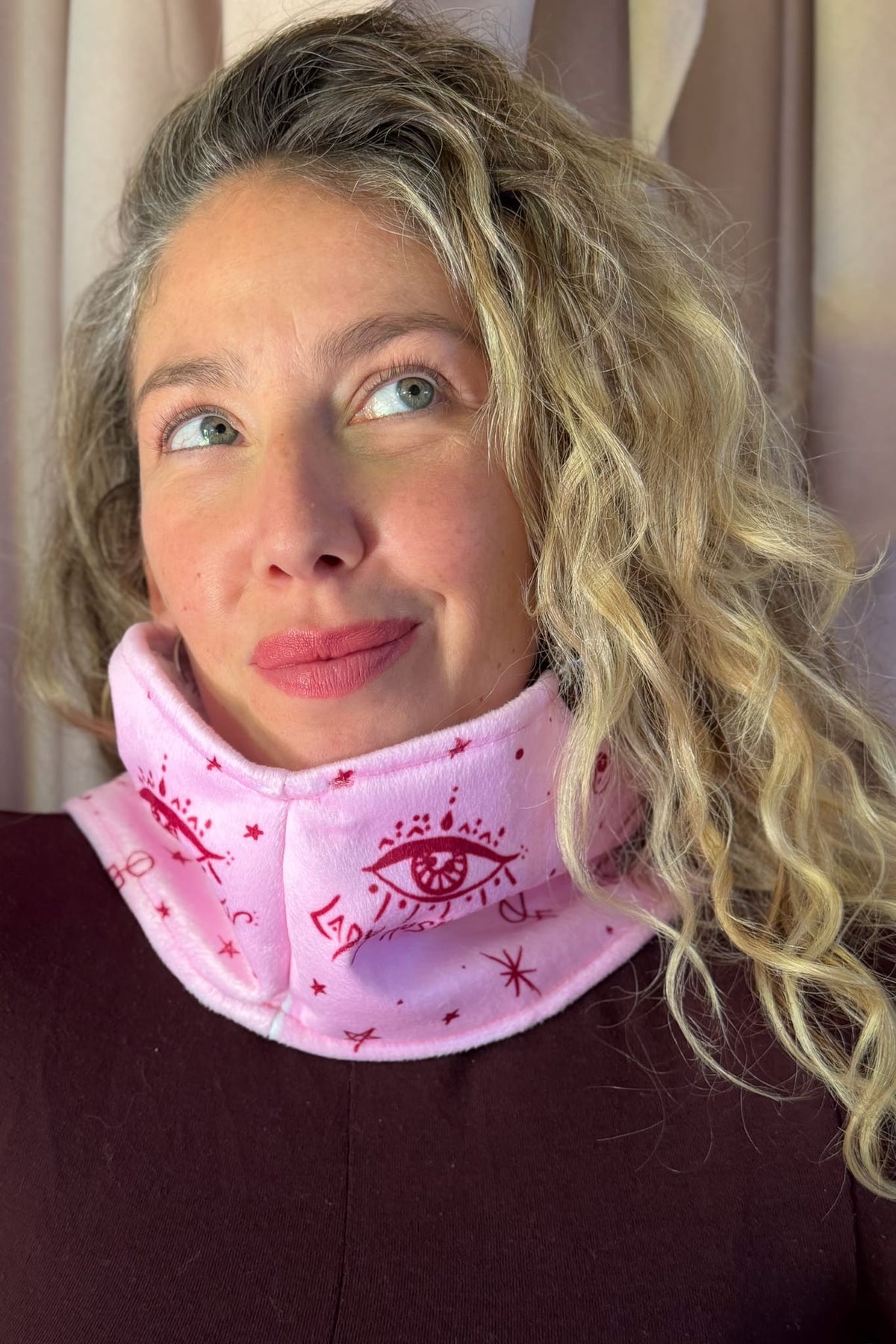 NUEVO! Cuello termico Rosado