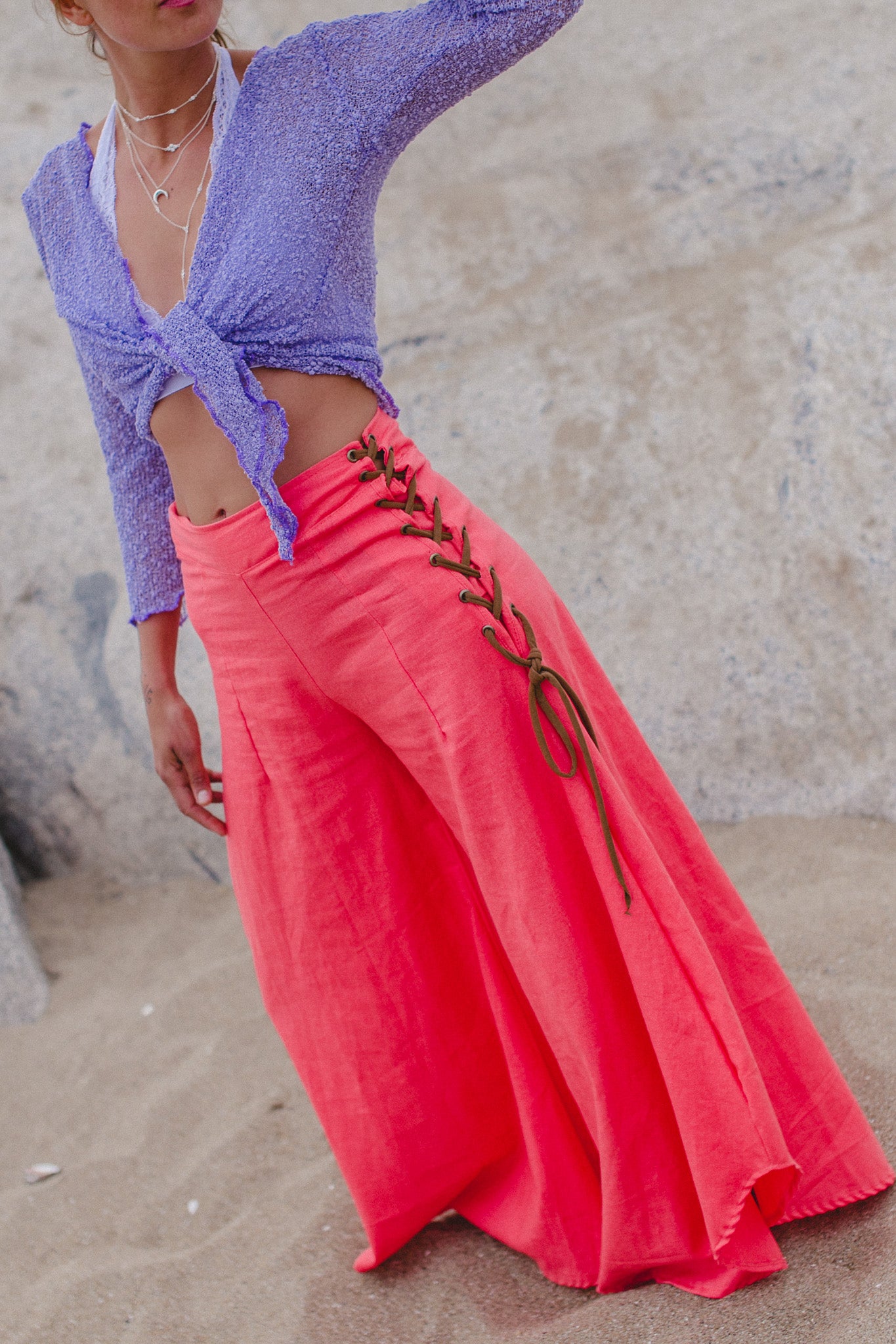 Pantalón Ombu coral