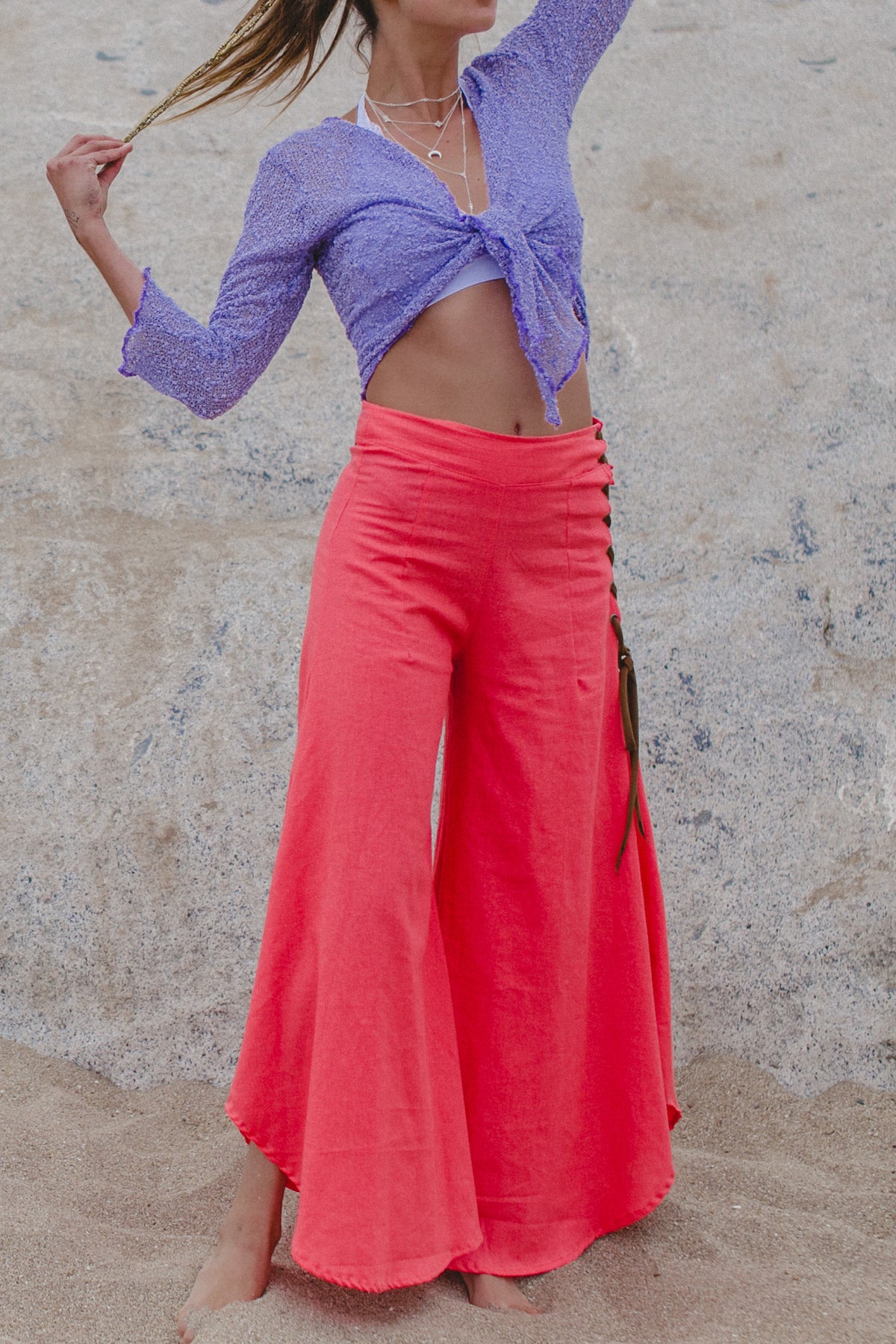 Pantalón Ombu coral