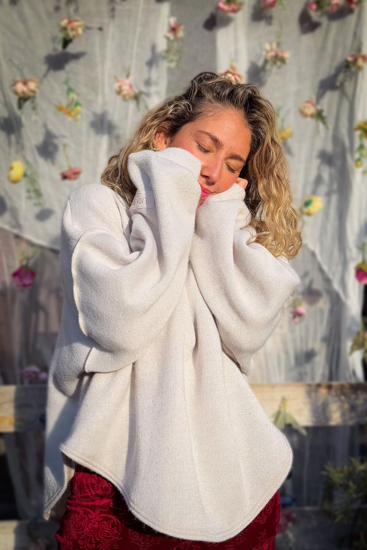 Poleron Pura vida / perla.