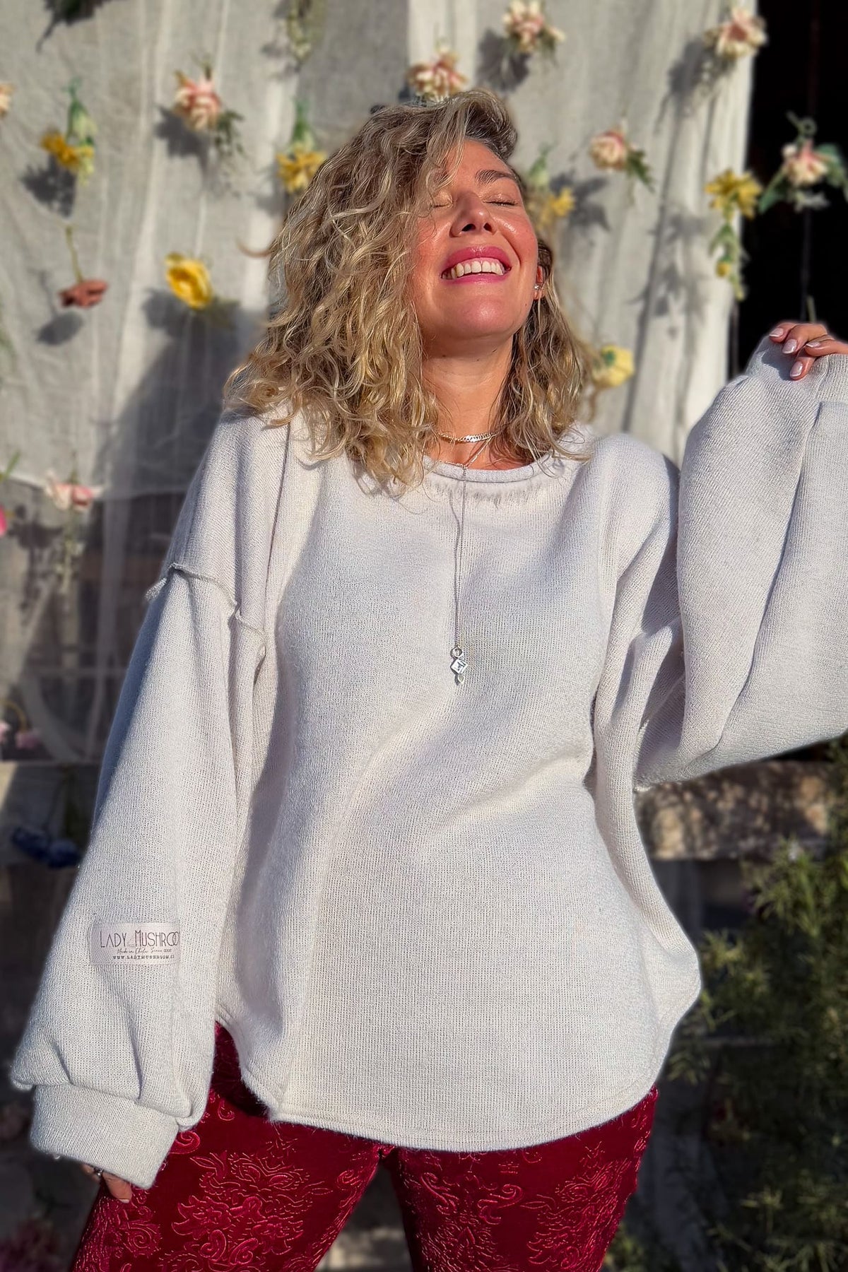 Poleron Pura vida / perla.