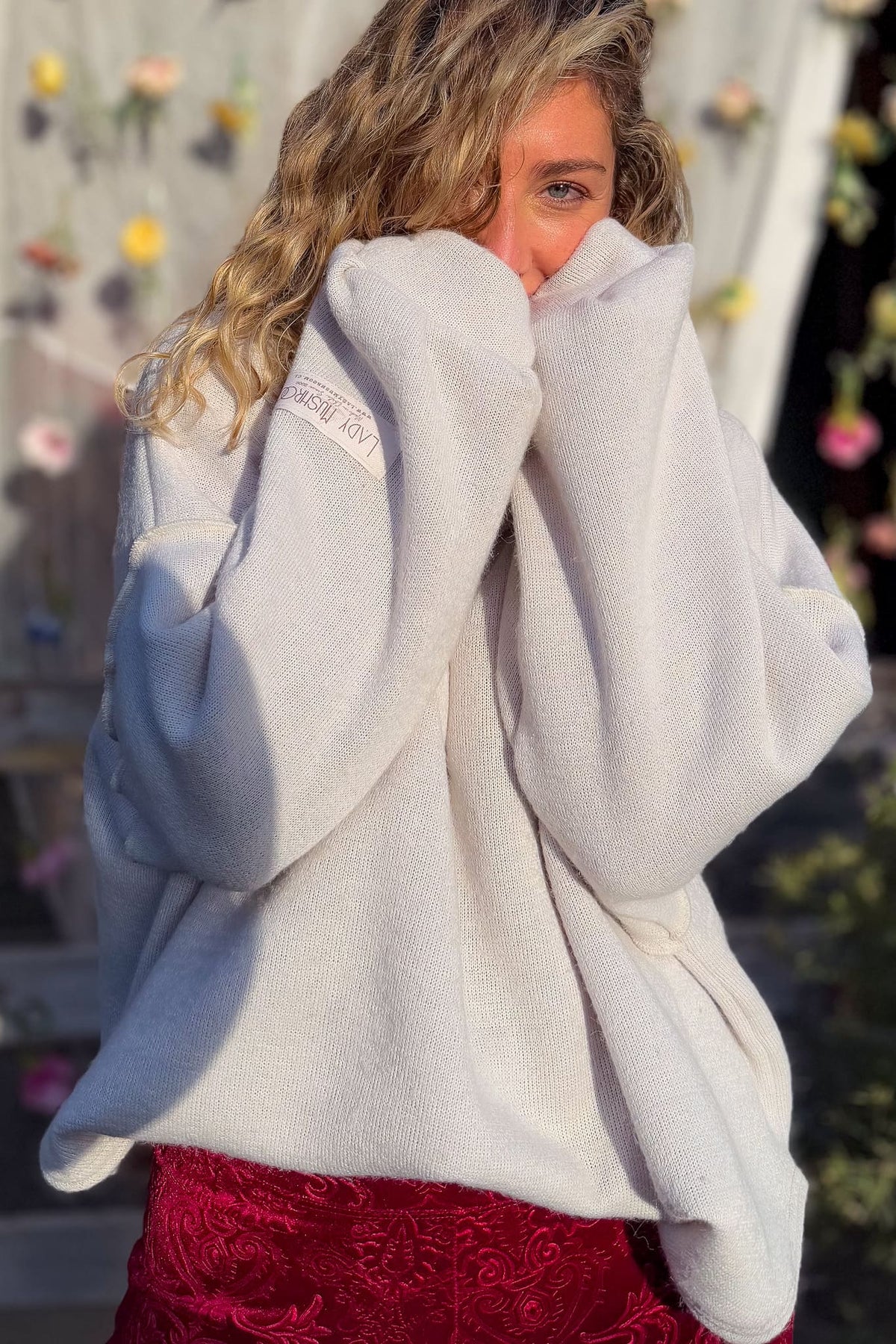 Poleron Pura vida / perla.