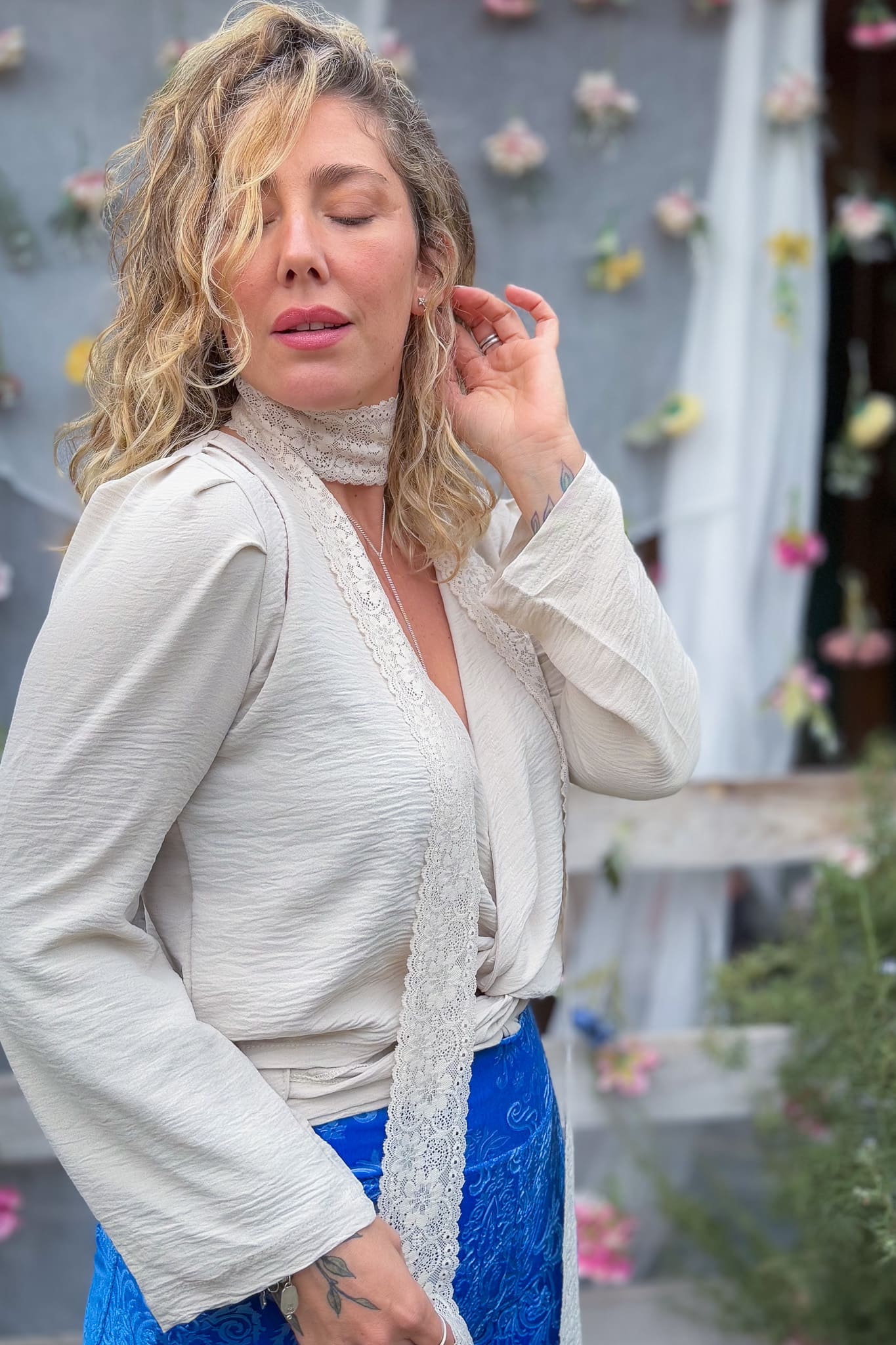 Blusa Rosita / beige.