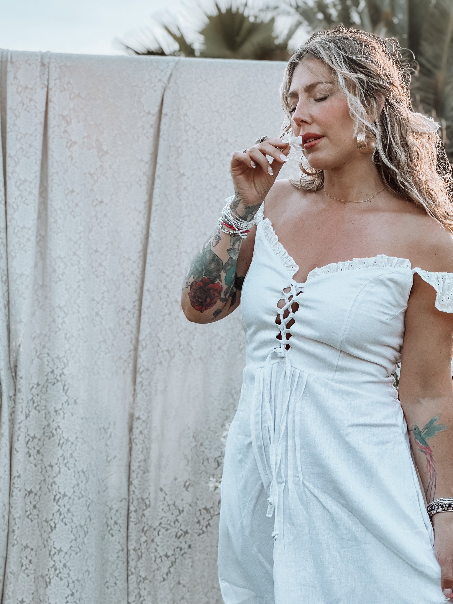 Vestido Bellucci bianco