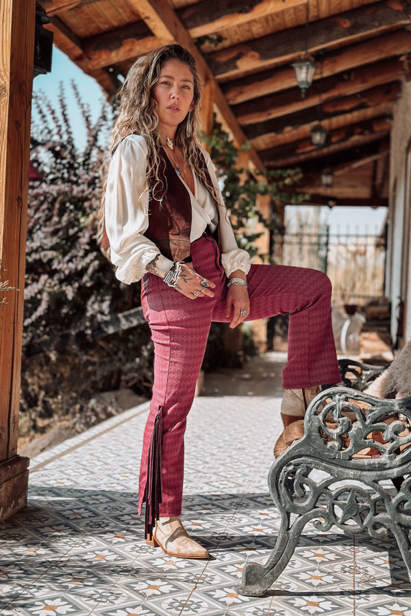 Pantalón Potra / Burdeo