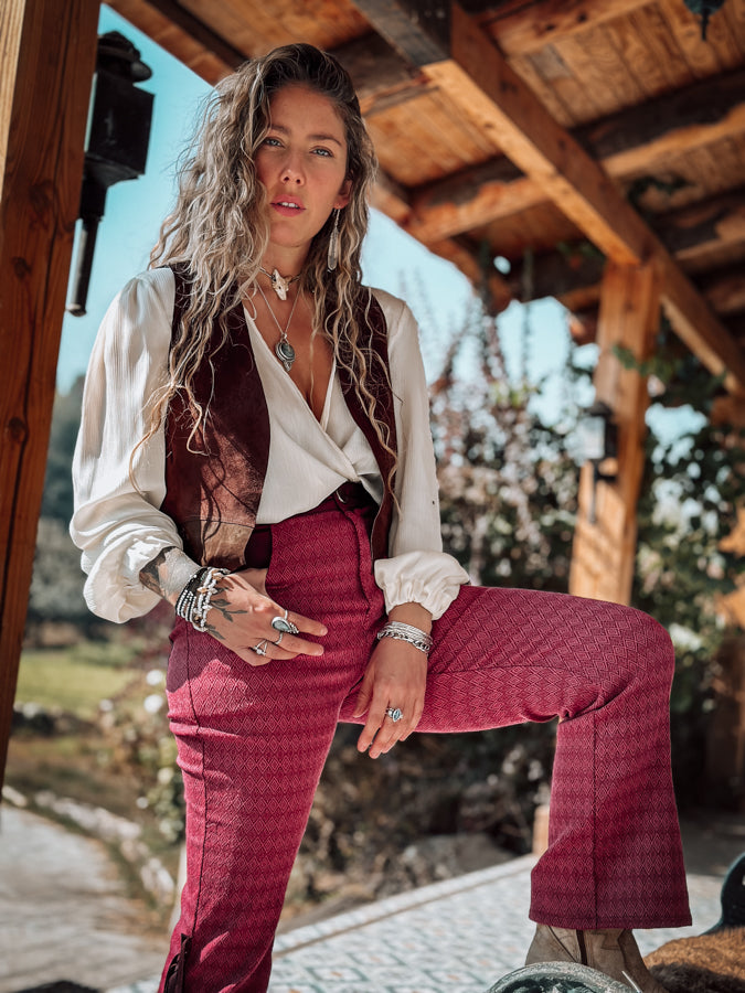 Pantalón Potra / Burdeo