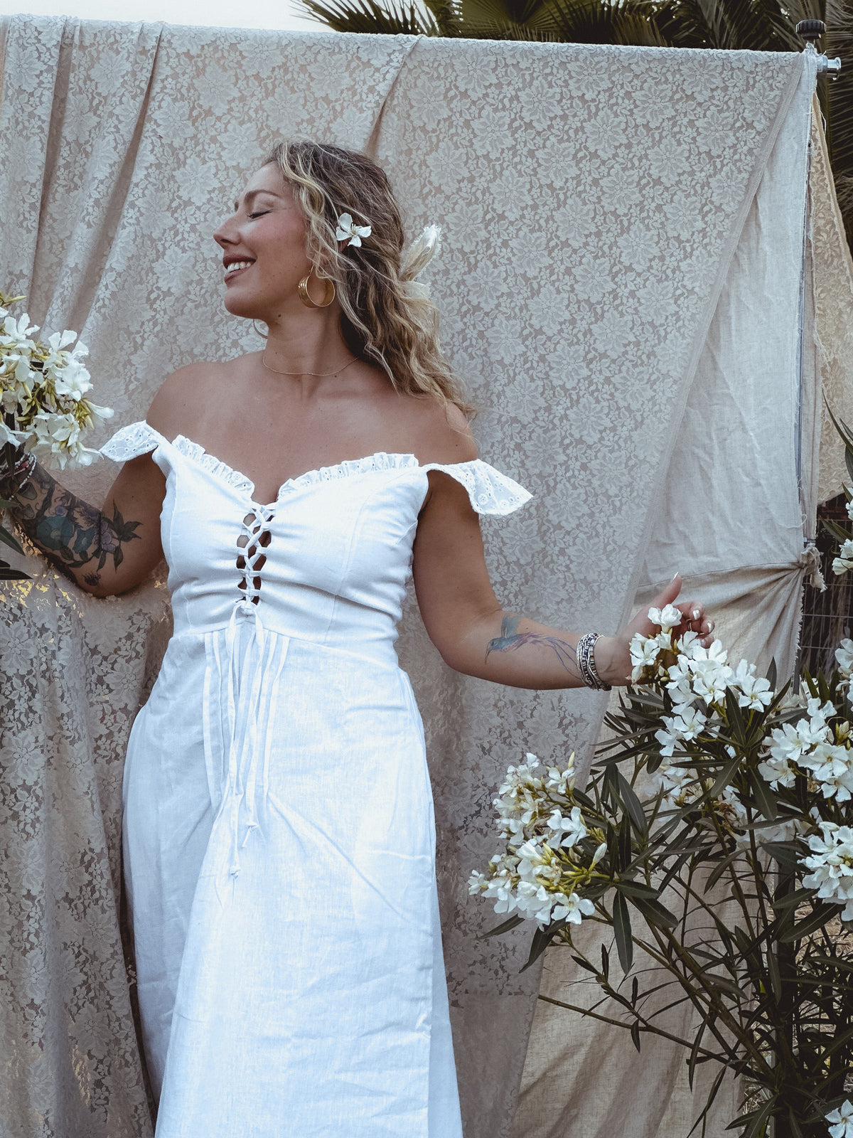 Vestido Bellucci bianco