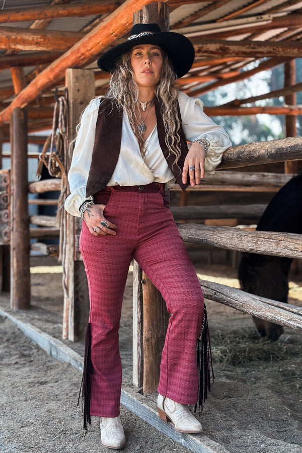 Pantalón Potra / Burdeo