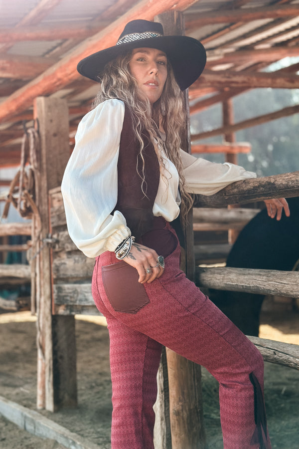 Pantalón Potra / Burdeo