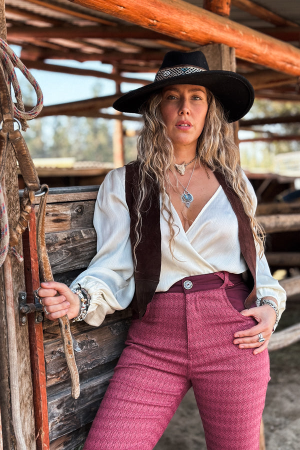 Pantalón Potra / Burdeo