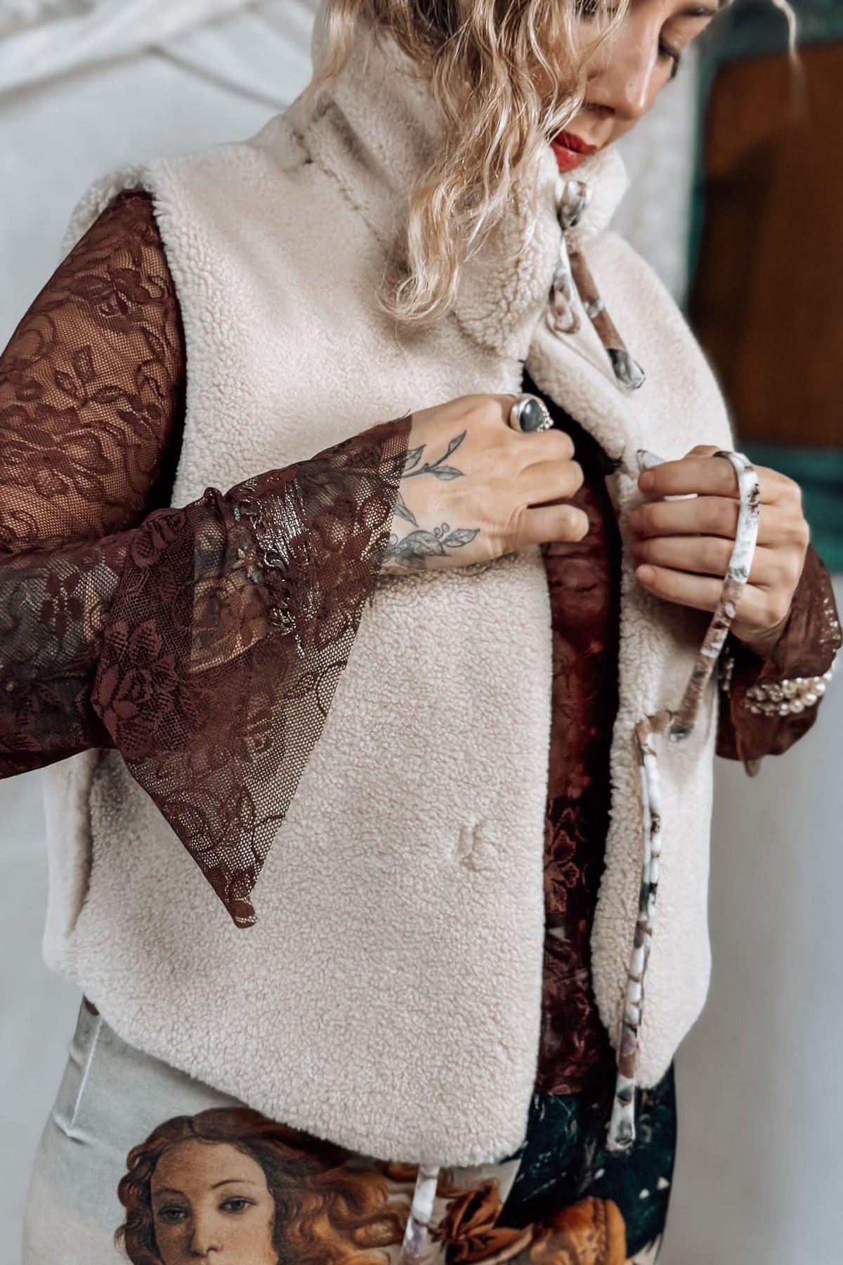 Blusa Ballerina capuchina