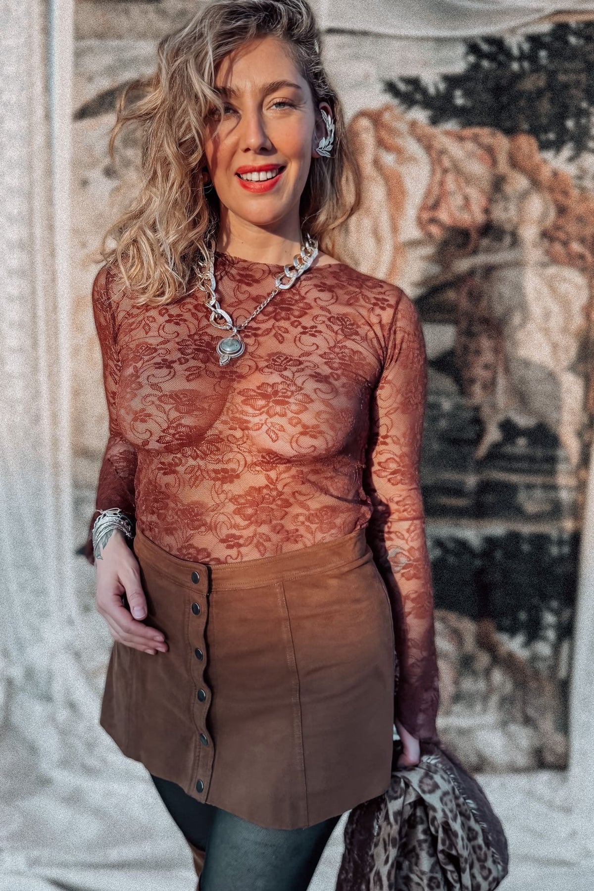 Blusa Ballerina capuchina