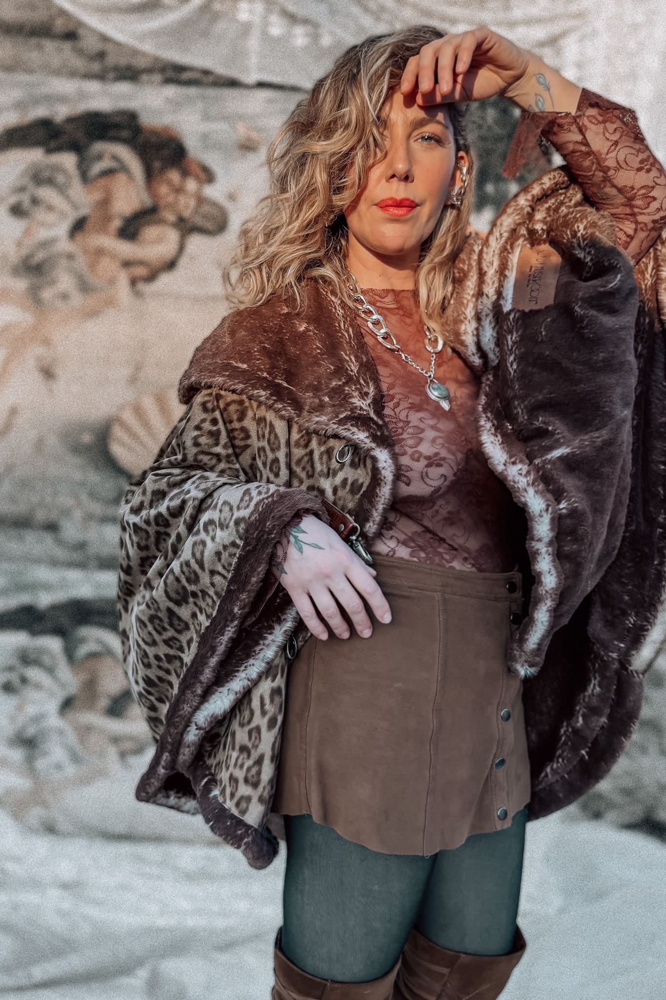 Poncho Aretha brown / Queen ICONIC