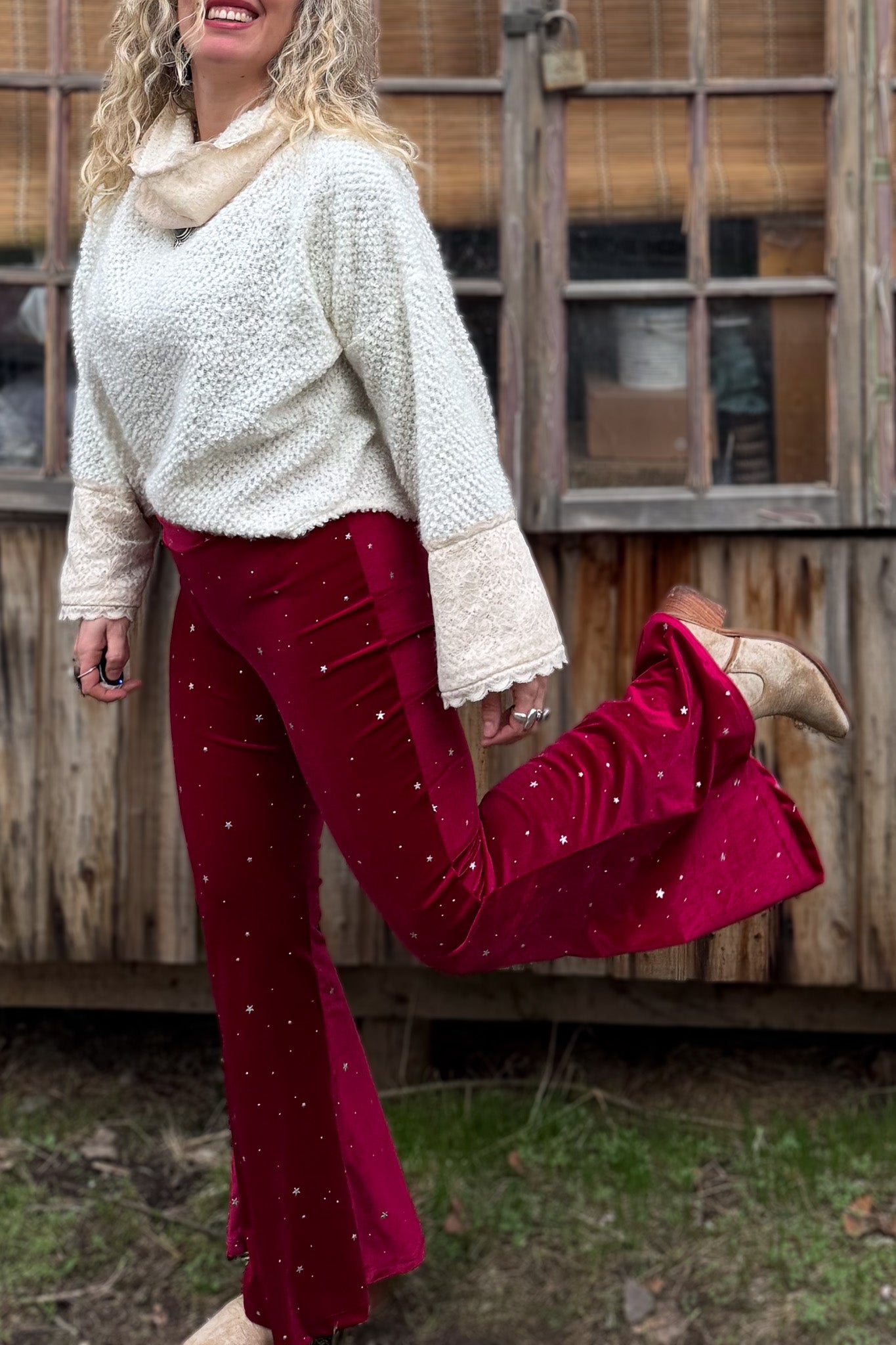Pantalon Constelación / Red velvet