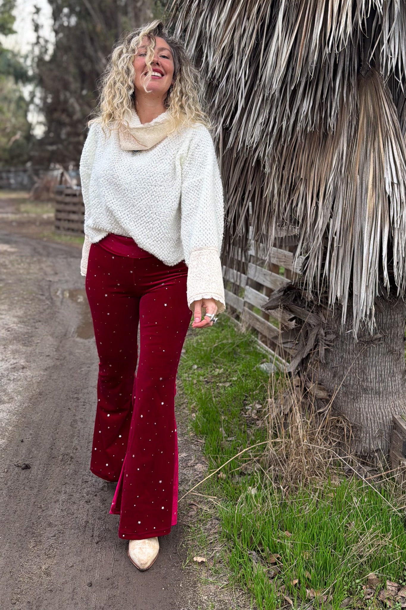 Pantalon Constelación / Red velvet