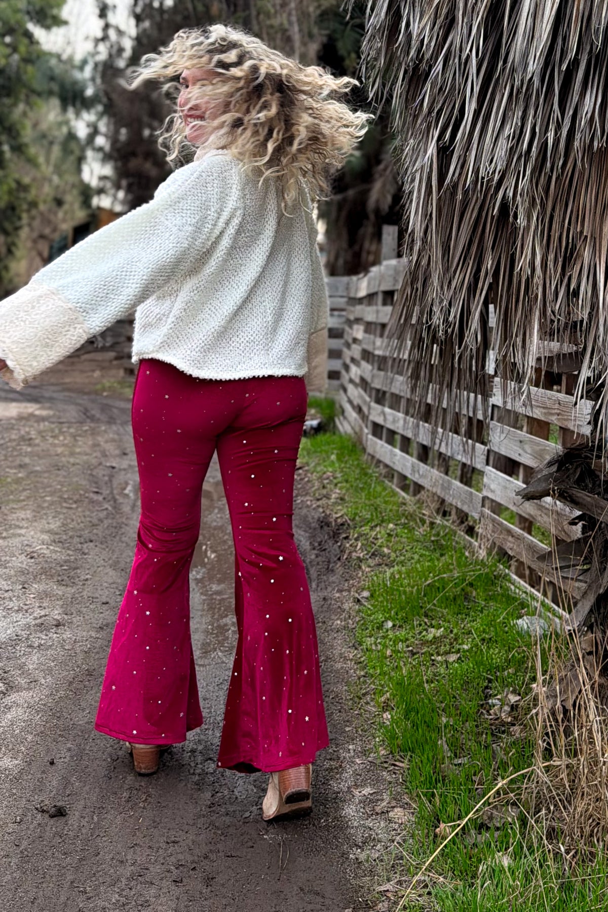 Pantalon Constelación / Red velvet