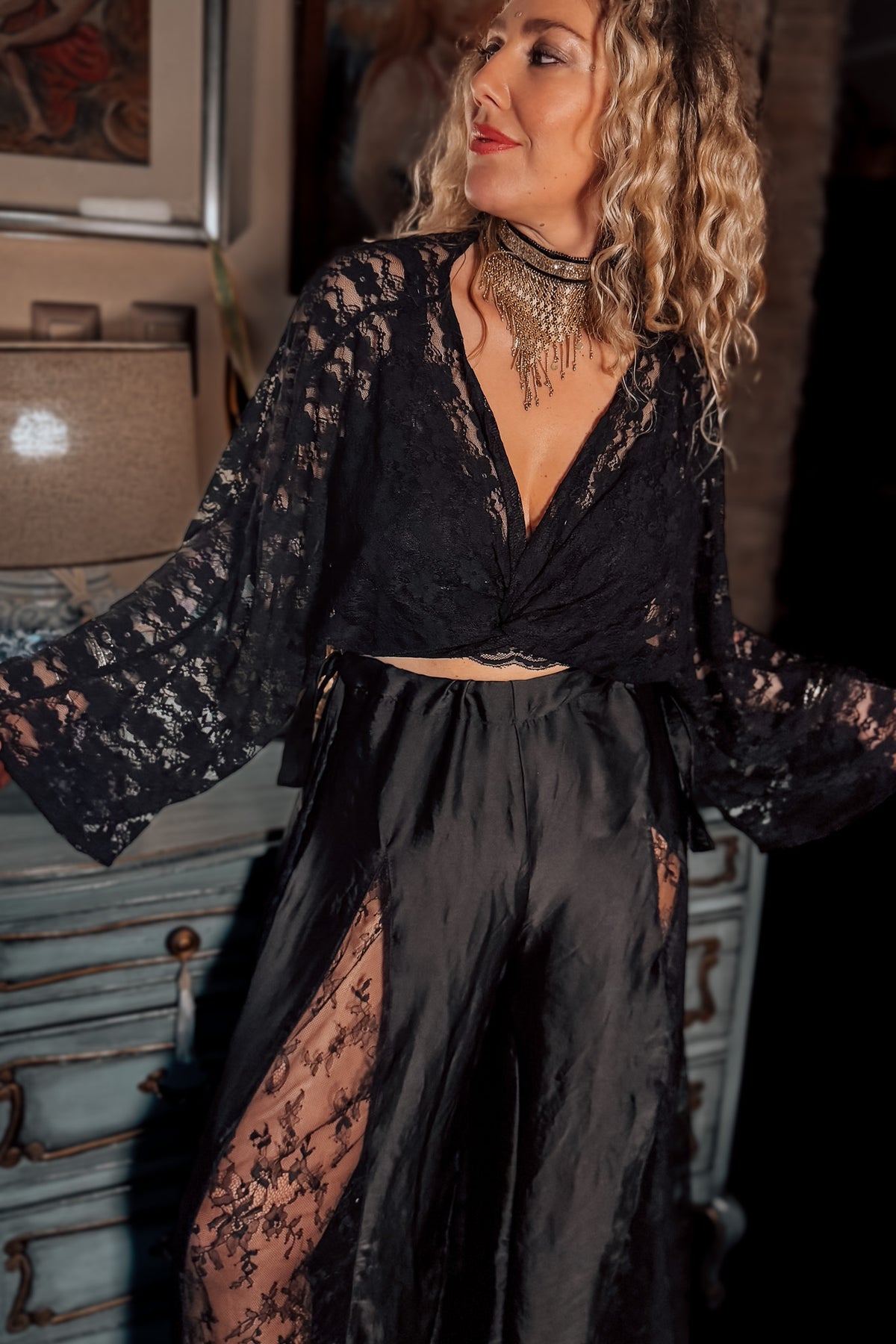 Blusa Hécate black