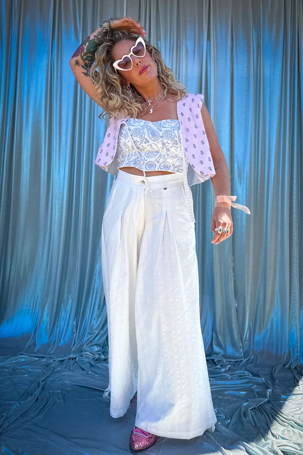 Pantalón Mil &amp; una Noche / Blanco