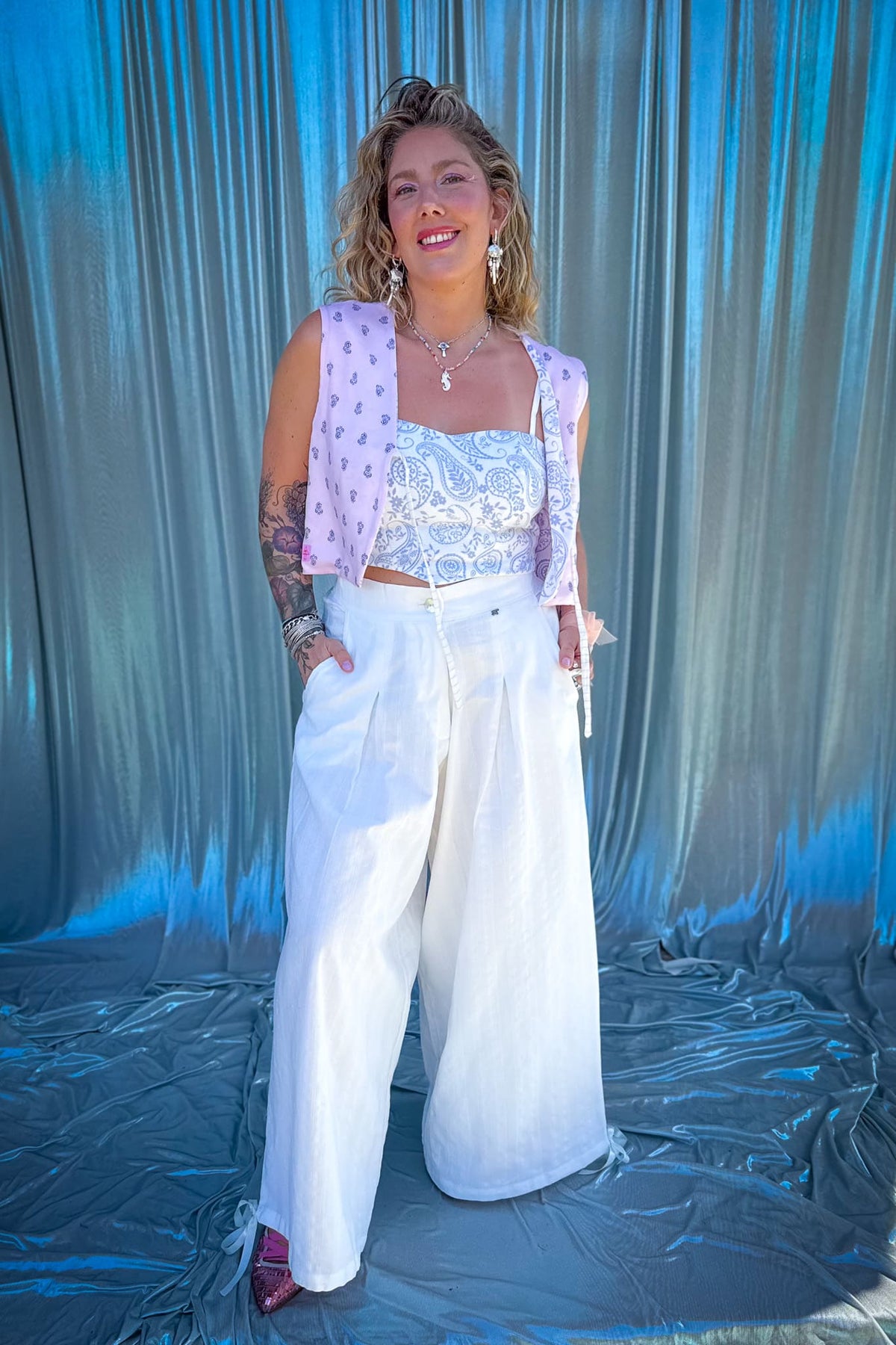 Pantalón Mil &amp; una Noche / Blanco